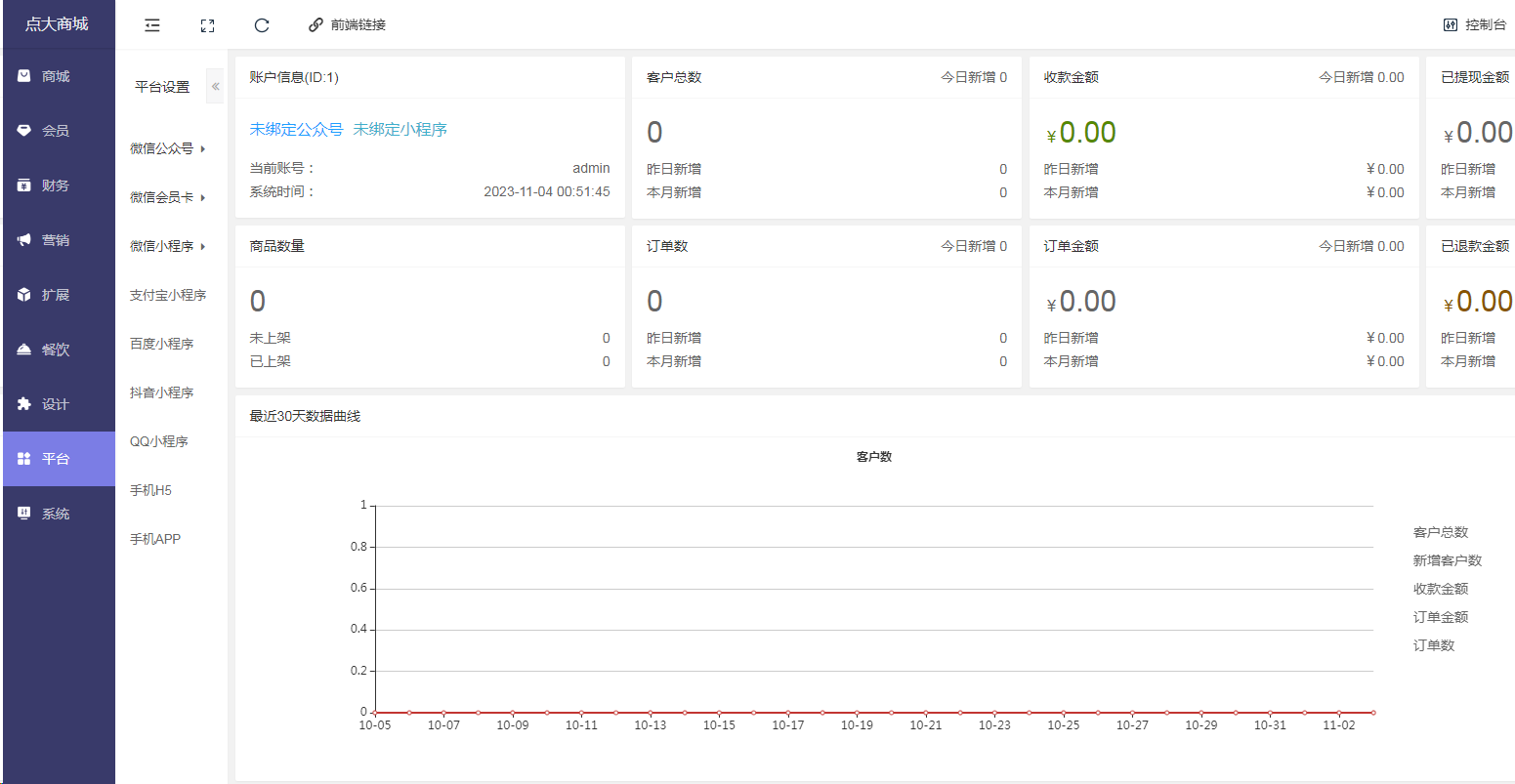 点大商城V2版 2.5.7全开源版 全插件+百度+支付宝+QQ+头条+小程序端+uniapp开源端 点大商城V2版 2.5.7全开源版 全插件+百度+支付宝+QQ+头条+小程序端+uniapp开源端